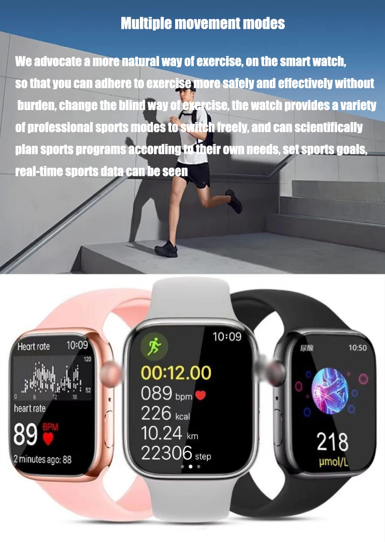 Smart Watch with Blood Glucose, Blood Lipid, Uric Acid and Health Monitoring description 13