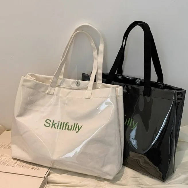 Women's Large Capacity Summer Korean Edition Single Shoulder Underarm Fashion Simple and Versatile Handheld Tote Bag