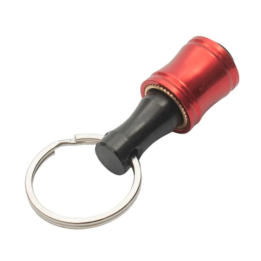 

Набор из 6 удлинителей для отверток из алюминиевого сплава с шестигранным хвостовиком 1/4 дюйма и цепным креплением, подходят для использования с буровыми насадками