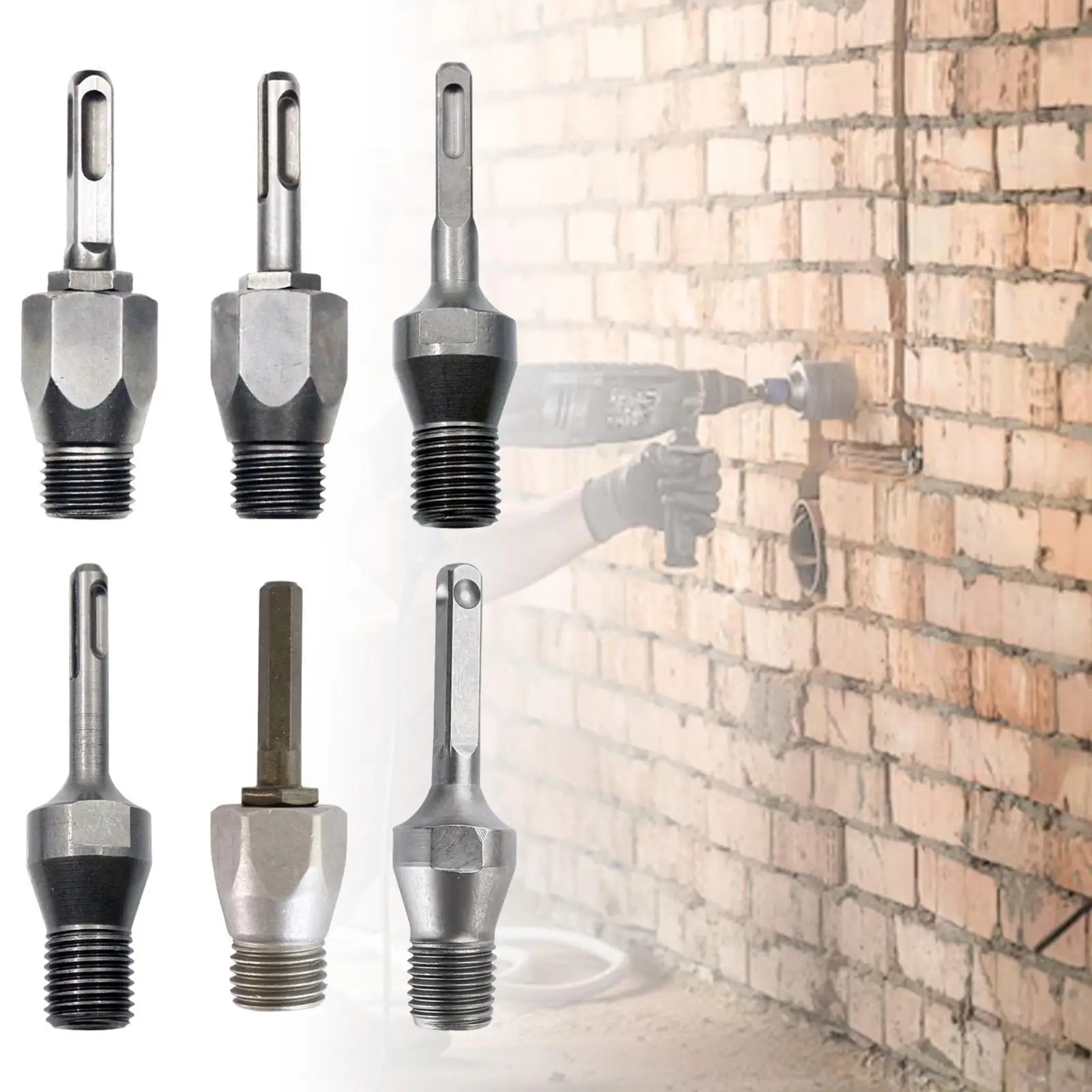 Core Drill Bit Adapter Converter Replacement Spare Parts High Strength Convenient Concrete Coring Drill Diamond Core Bit Adapter