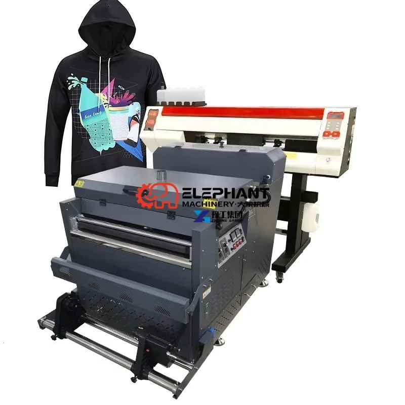 DTF Inkjet Printer for T-shirt Garment Business Heat Transfer Printing Machine Custom Fabric Print Equipment for Small Shop