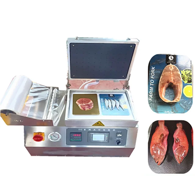 

New Design Fresh Fruit and Vegetable Vacuum Packing Machine Sealing Food Tray Packing Machine Packaging