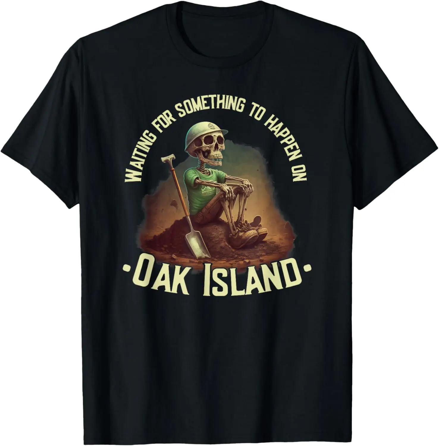 

Футболка Oak Island Treasure Hunting Skeleton Oak Island Mystery