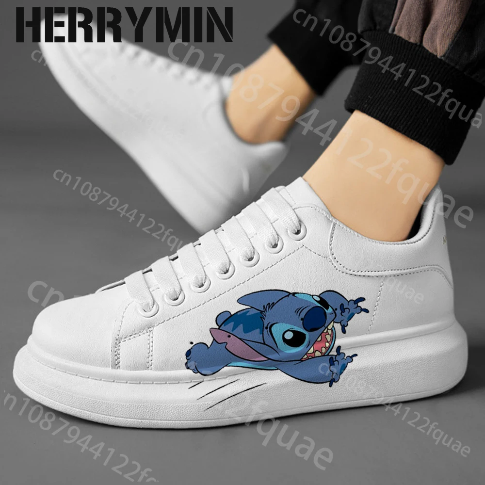 Stitch shoes Sneakers Men Women couple casual Shoes Male Platform kateboarding Fashion Girls Casual Shoes flats 3D graffiti