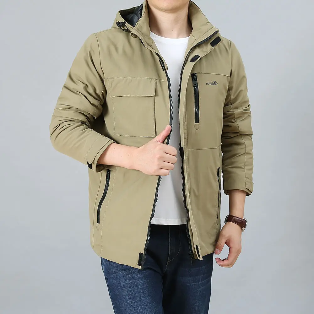 Parkas For Men Coat Men's Jackets Mens Style Clothing Bomber Oversize Windbreaker Hooded Golf Windbreak Down Light Trekking Cold