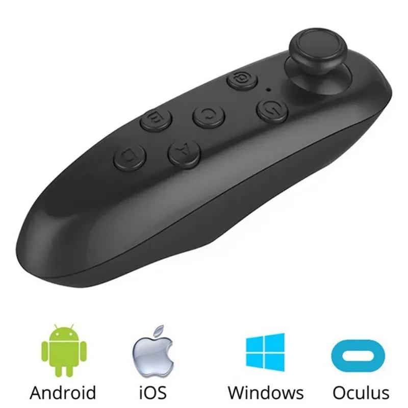 Gamepad Bluetooth nirkabel, pengendali jarak jauh VR untuk Joystick Android, kontrol Pad Game untuk kacamata 3D, kotak VR