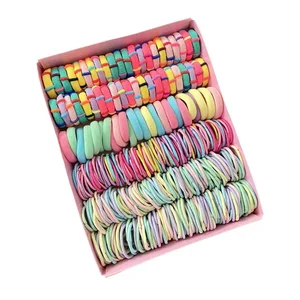 Set of combination of children's elastic strip haircut, baby hair circle, girl edge clip accessory, baby princess hair rope. 9 Main Velator Sales - №4