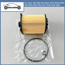 32140029 Oil Filter Kit 31372212 31372214 for Volvo S60 S80 V60 XC60 XC70 XC40 XC90 V90 2014 2015 2016 2017 2018 2019 2020 Car