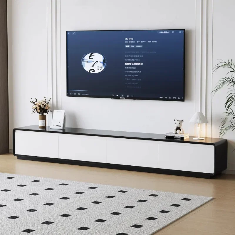 

Cream Creativity Tv Table Floor Minimalist Storage Designer Tv Stands Modern Soild Wood Suporte Para Tv Entrance Hall Furniture