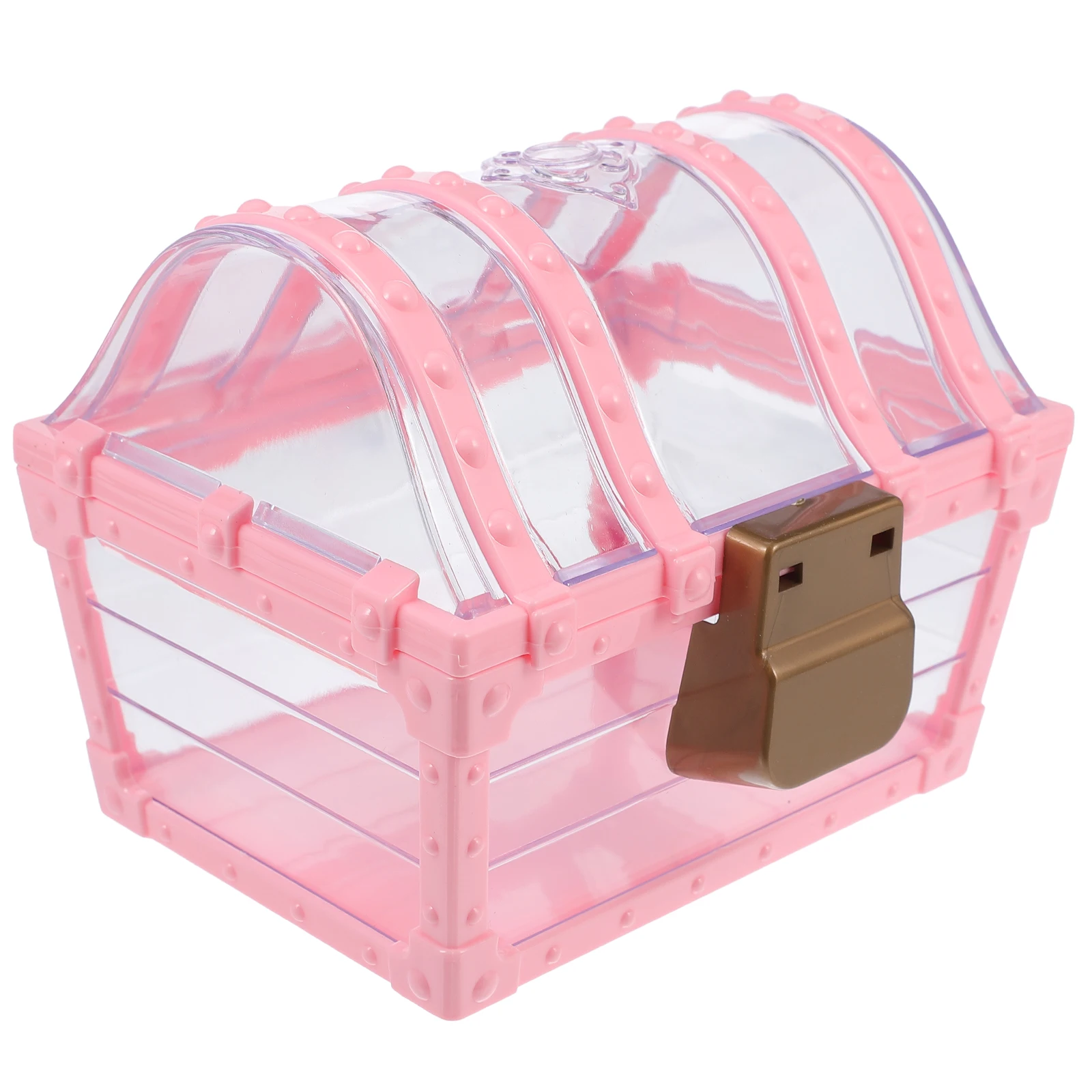 

1 set 1 Set Of Diamond Storage Jewelry Case Lock Exquisite Treasure Box Necklaces Hairbands Rings Organizer