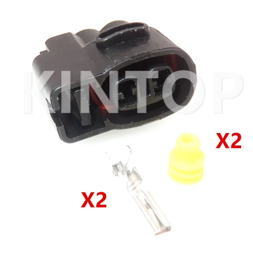 1 Set 2 Pins Auto Wiper Sprayer Electric Wiring Waterproof Socket AC Assembly For Hyundai MG640605 Car Motor Sealed Connector - Detail 1