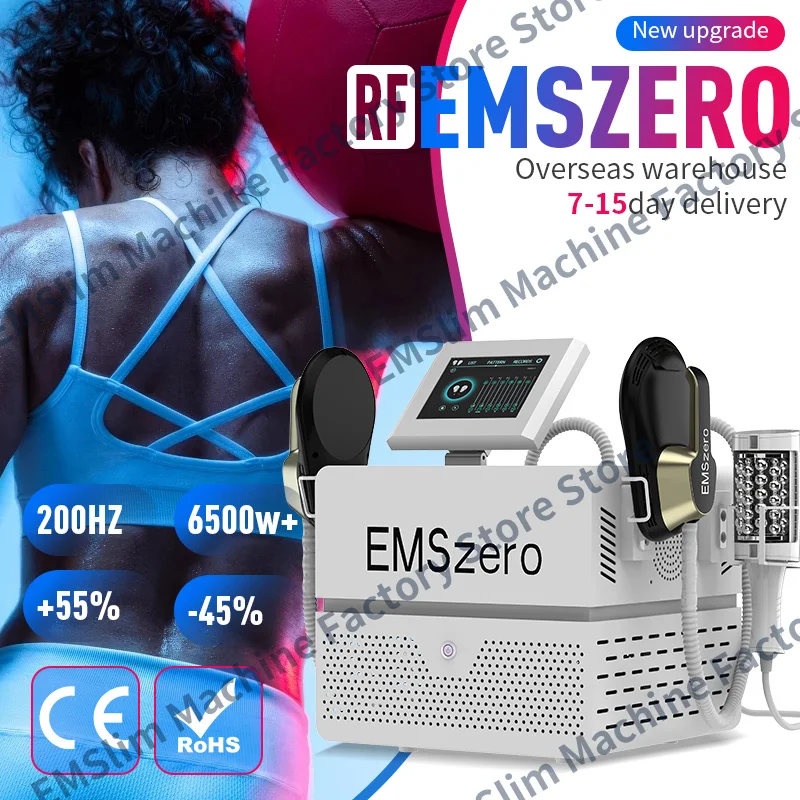 

Portable EMSzero 6500w NEO RF Machine 2024 Body Sculpting EMS Zero DLS-EMSLIM 15 Tesla HIEMT 2 Handles NEO Roller