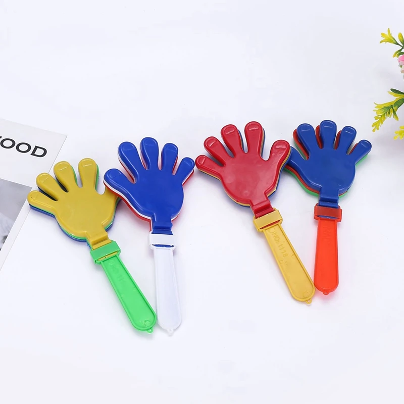 Cheerleading Cheering Clapping Props Plastic Clapping Props Clapping Hands (Random Colors)