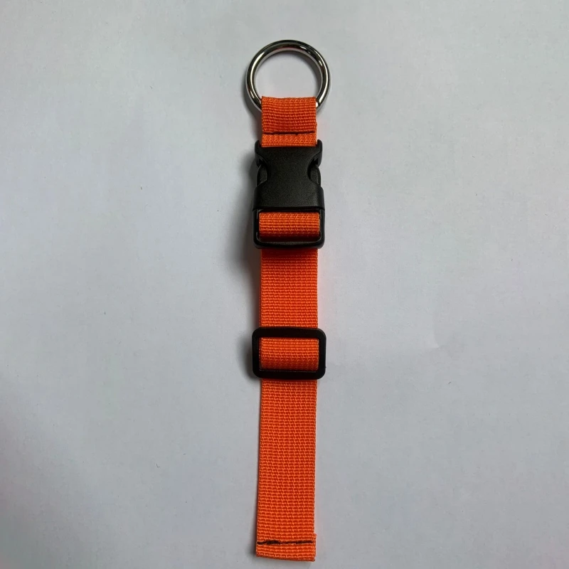 24cm Keychain Nylon Lanyard Portable Bearing Strength Anti-theft Luggage Strap Additional Storage Rope Outdoor Tool