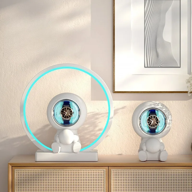 

Бесшумная намоточная машина для часов, креативные механические часы с автоматической зарядкой, машина для намотки одиночных часов с подсветкой для домашних путешествий