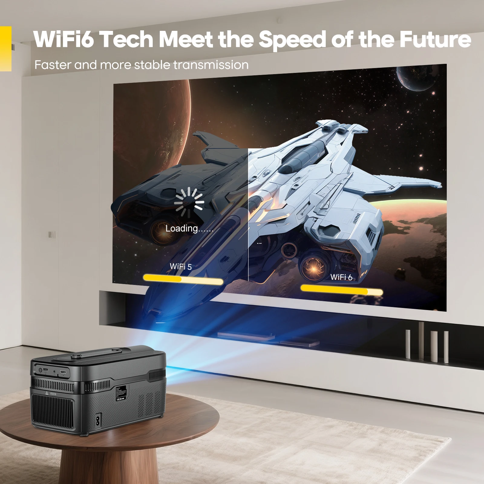 Magcubic HY450C  4K 1080P Smar - Mini Projector Portable 评论和价格