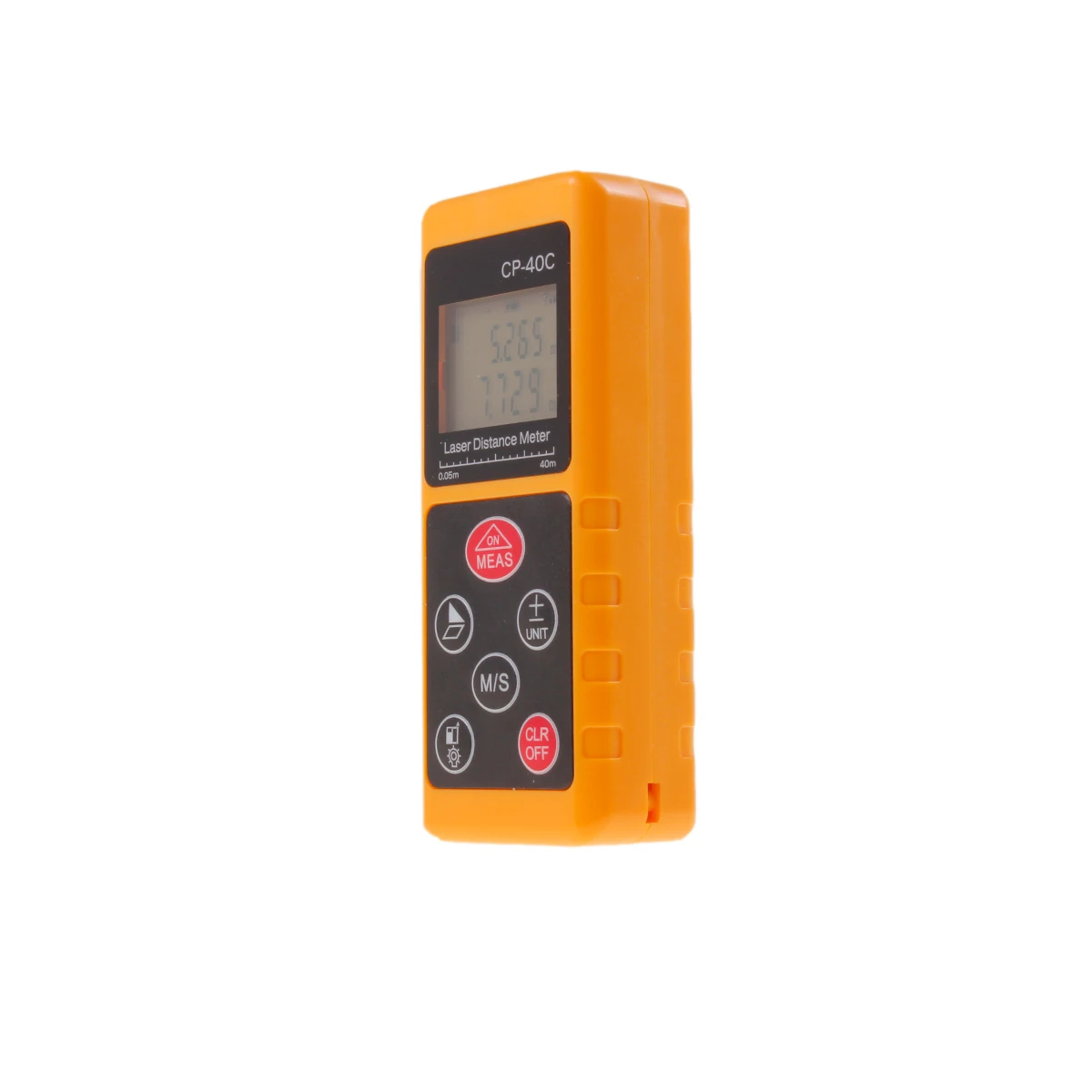 Mini telêmetro laser amarelo, laser monocromático compacto, CP-40C, CP60C, CP80, medidor CP100