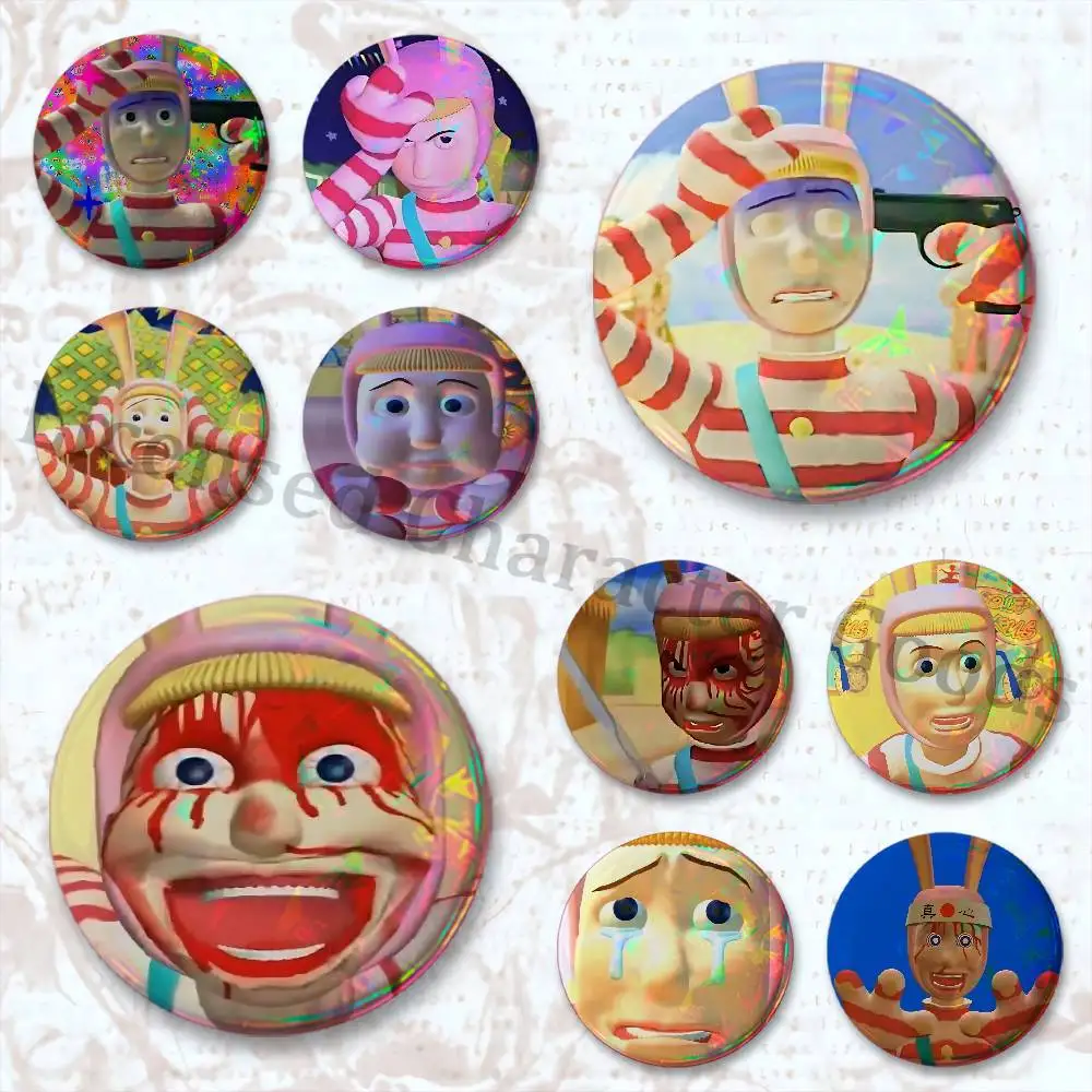 P-Popee T-The P-Performer Badges 25 32 44 58 75 mm Round Customizable Wholesale Fan goods Self-made fan freebies