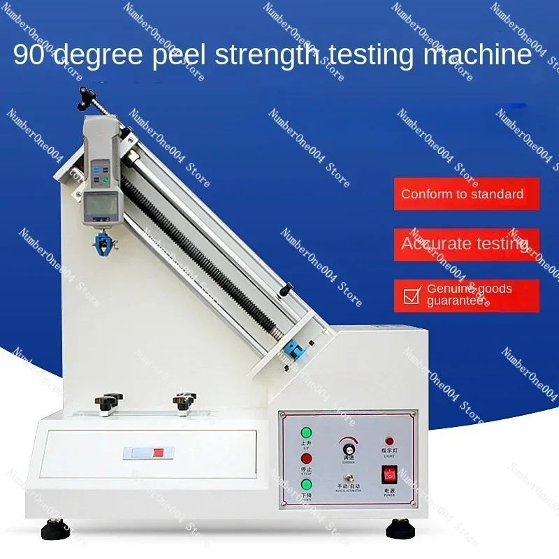 90 Degree Peel Strength Testing Machine Hook and Loop Fasteners Peel Strength Tester Plastic Film Bonding Pull Tester