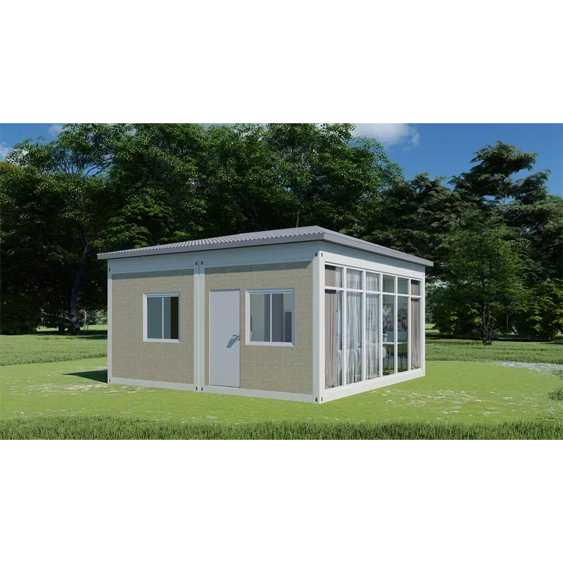 New Desgin Two-Bedroom House Pre Fab Foldable Container House