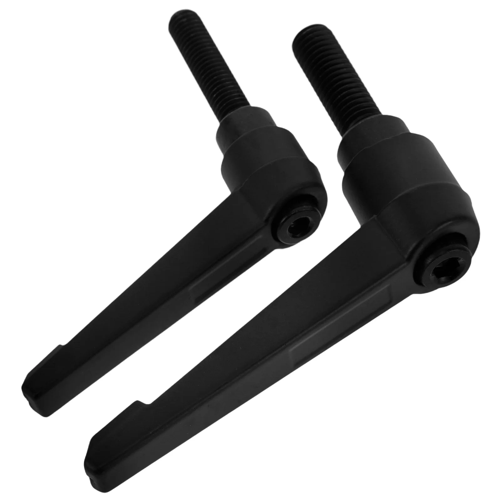 

2pcs Exercise Bike Handlebar Adjustment Parts Metal Secure Cycling Compatible Black Steel Knob indoor bike accessories