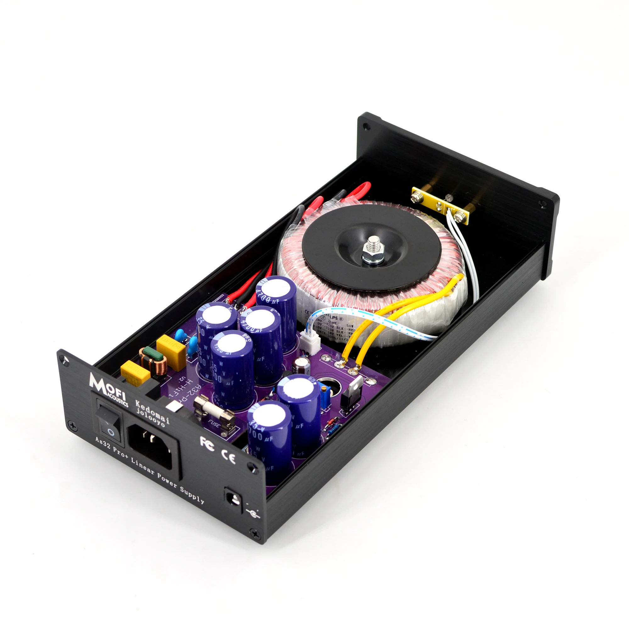 NOWY Design AS32-Pro 50VA HiFi Ultra-cichy Liniowy Zasilacz DC 5V/9V/12V/15V/18V/19V/24V LPS — zdjęcie produktu 3