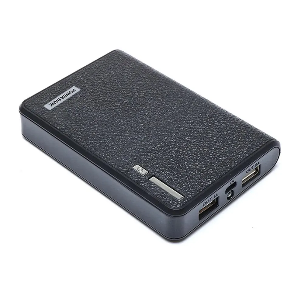 Uniwersalna ładowarka 4x18650 DIY PowerBank PowerBank Dual USB 5V 2A 1A etui do iPhone Android