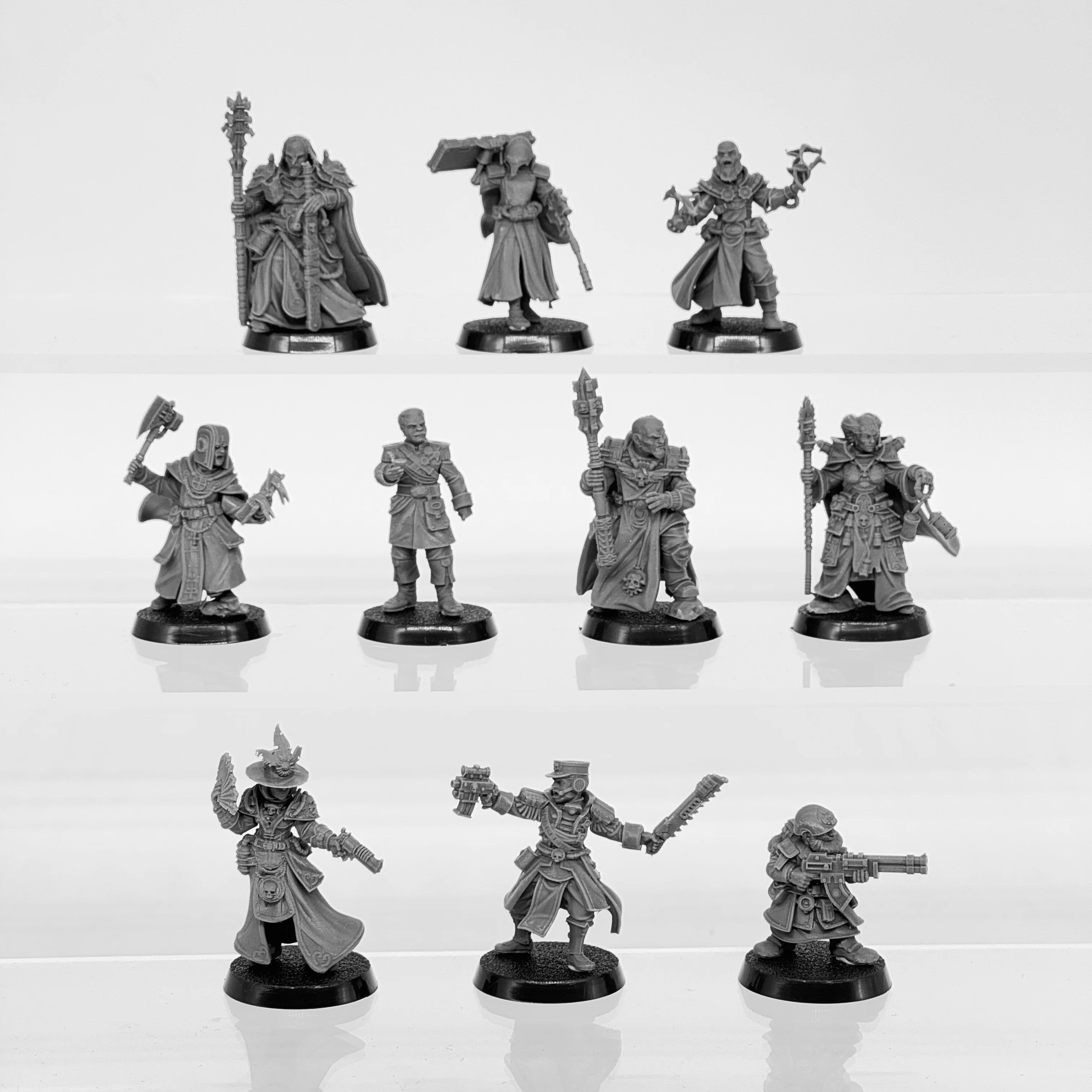 Royal Guard Elites Resin Model Kit 10 Figures Tabletop War for RPG Fantasy Miniature Unpainted