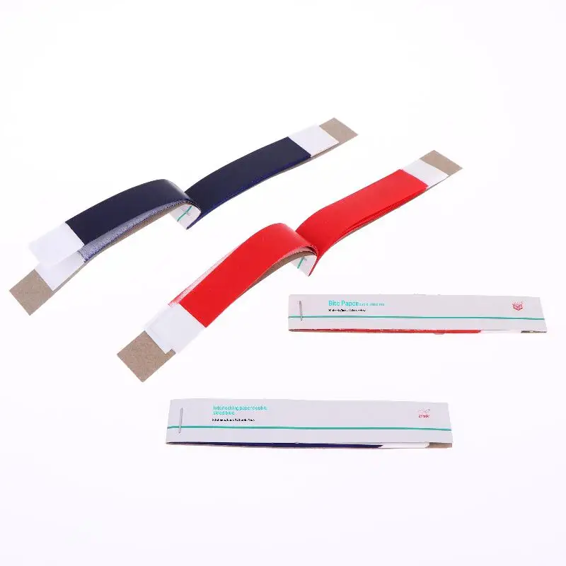 【Y】20Books/box Dental Articulating Paper Strips Oral Teeth Care Whitening Dentist Material Tools Dental Labs Daily Use