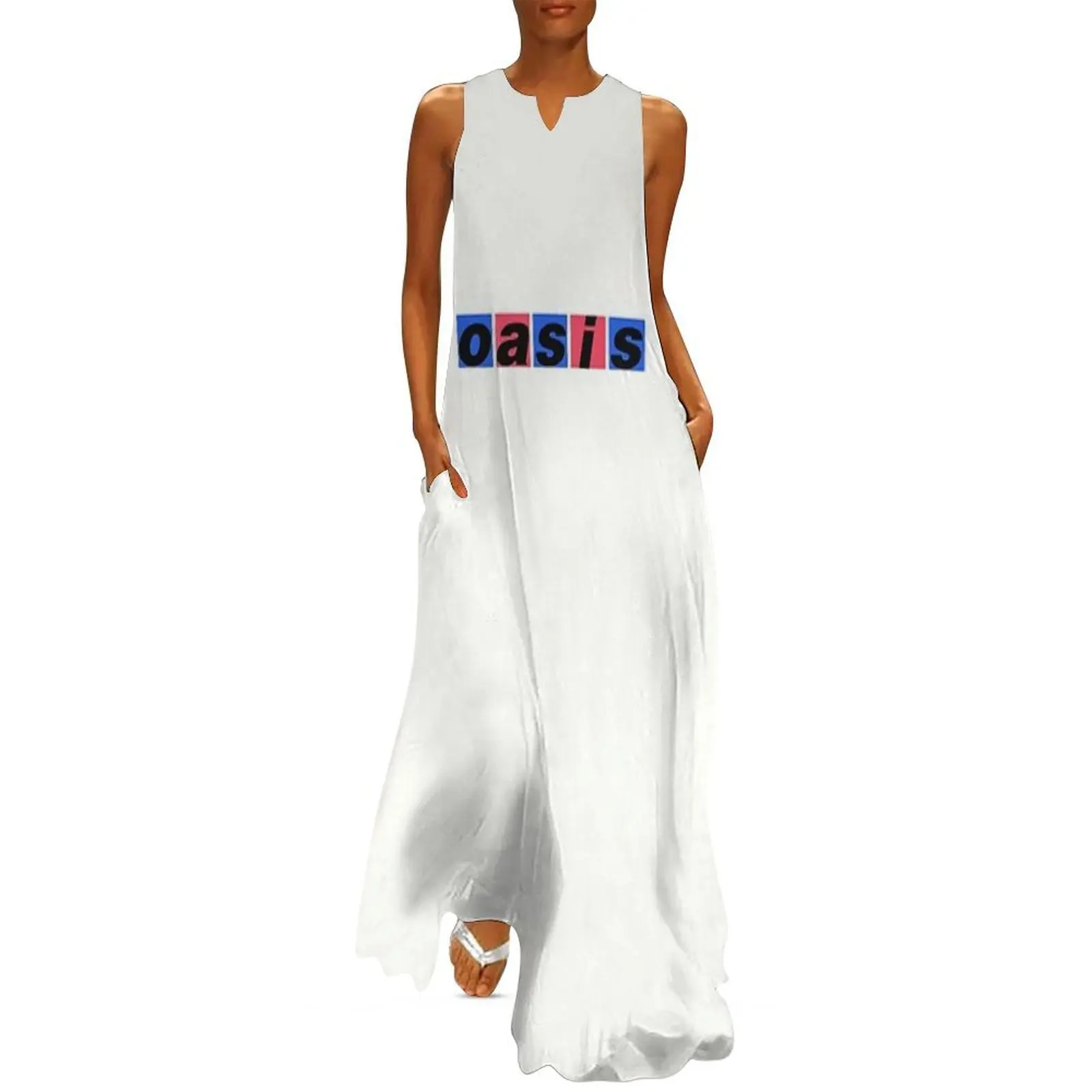 

Oasis reunion tour live'25 British union jack y2k/ blue and red Long Dress Party dresses for women evening dress women
