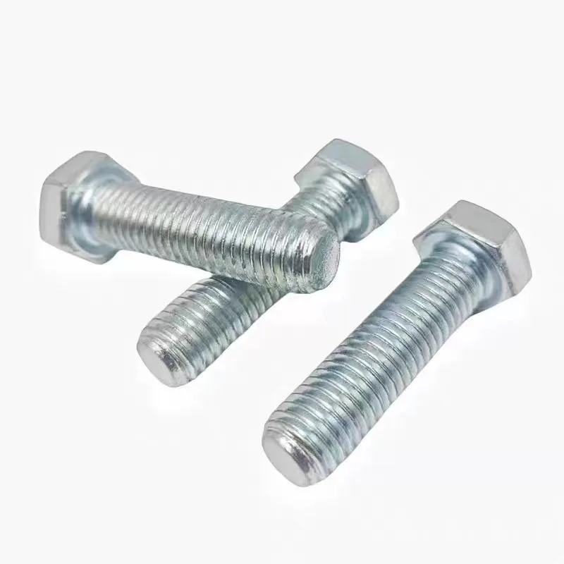 M10 M12 M14 M22 8.8 Grade Galvanized Outer Hexagonal Bolts High Strength Metalworking Screws