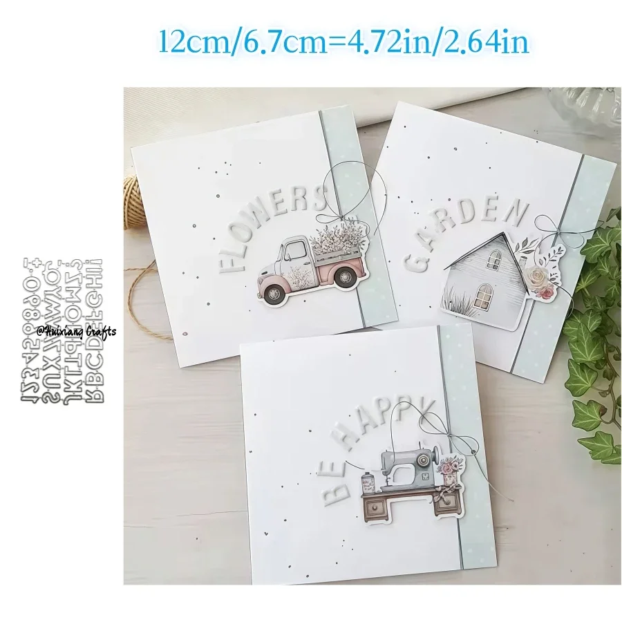 

2025New Arrival Numbers, Letters, Symbols Metal Cutting Mold Template for Cutting Paper Cards Making Scrapbooks DIY Cards Craft