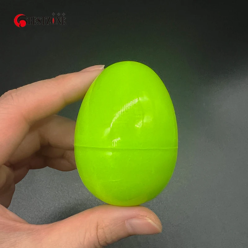 

10Pcs 42*60mm 1.6*2.3Inch Plastic Easter Eggs Decoration Empty Toy Capsules Eggshell Surprise Ball Osterei Gift Party Wedding