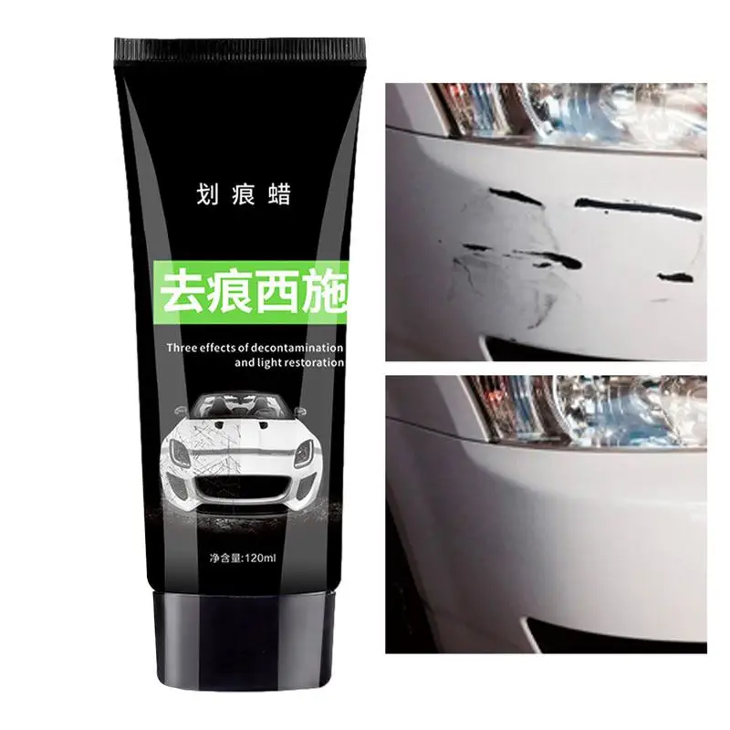 

Car Scratch Wax Scratch And Swirl Remover Compound Polish 120ml Rubbing Compound For Cars Repair Paint Scratches Scuffs Water