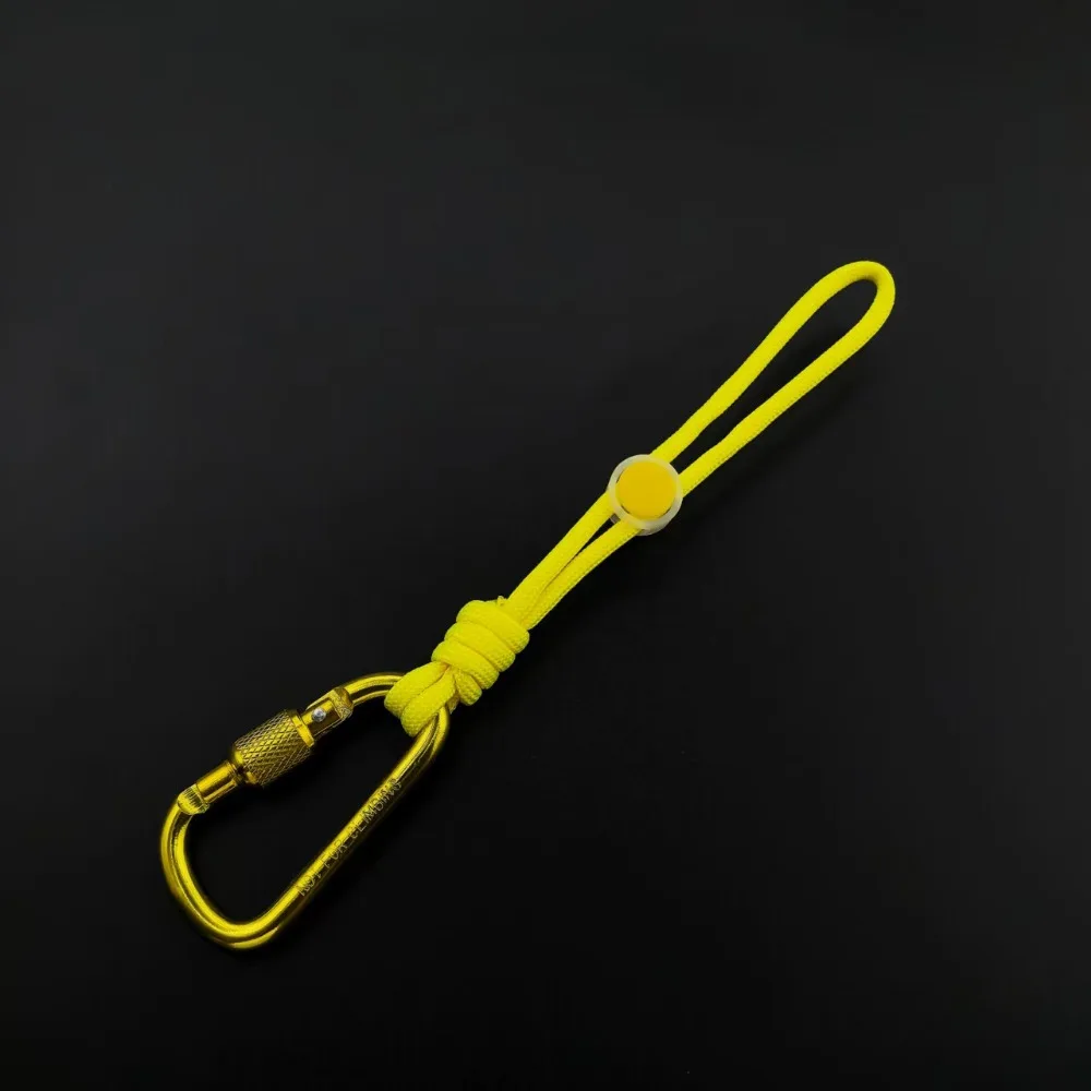 Image of Neuer Tragbarer Paracord-Schlüsselanhänger Multifunktionaler Kreativer Outdoor-Wasserflaschenhaken 18cm EDC Schnellaufhänge-Schnalle