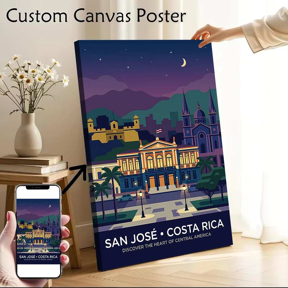 Decoración de Pared de San José, Cuadros Decorativos para el Hogar, Decoración Estética para Habitaciones, Decoración de Pared, Cuadros Personalizados, Cuadros en Lienzo