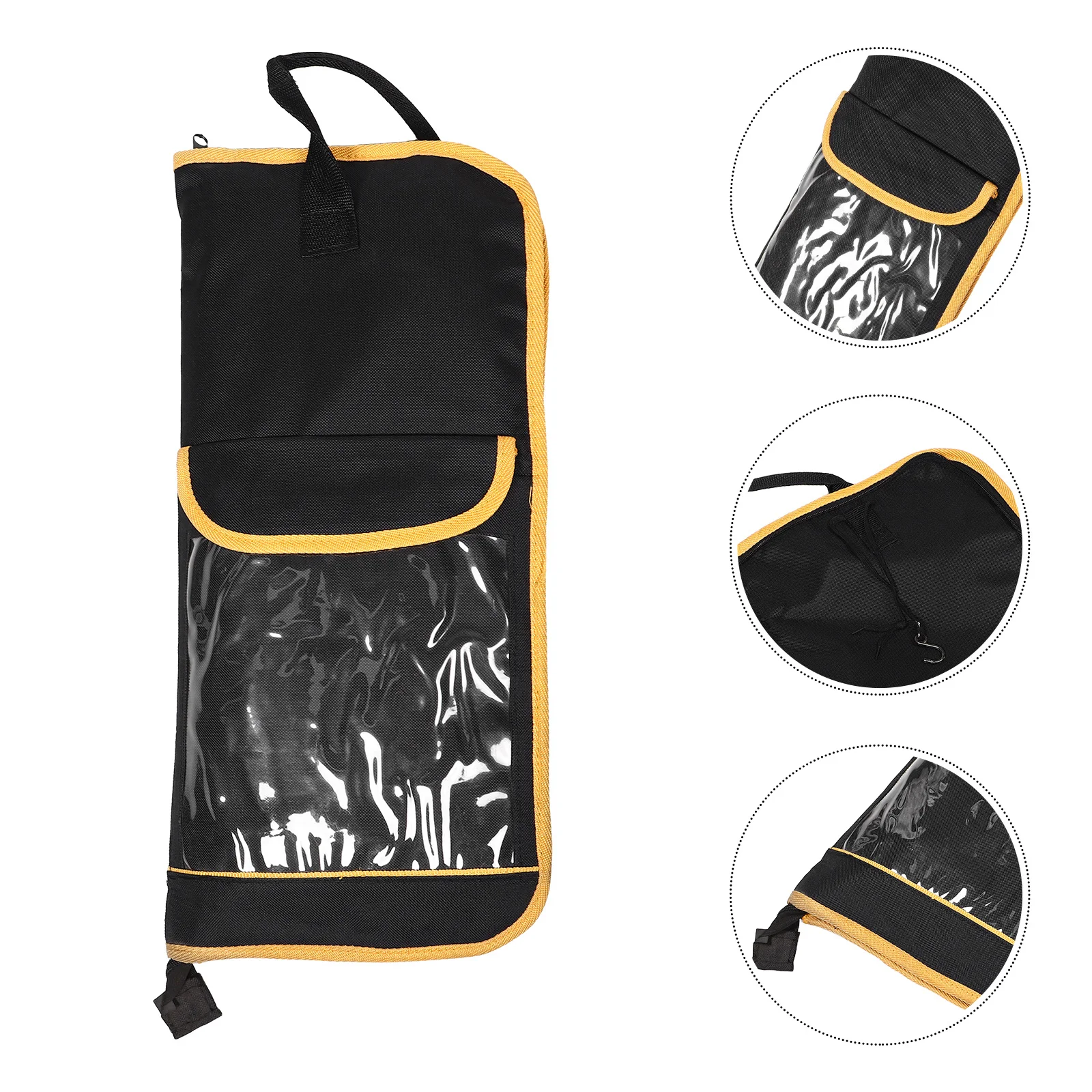 

Dumb Drum Drummers Organizer Case Carrying Waterproof Bag Drumsticks Storage Pvc Pad