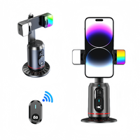 360° Rotating Smartphone Gimbal Stabilizer with Face Tracking & Remote Shooter - Auto Selfie Stick for Live Streaming/Vlogging
