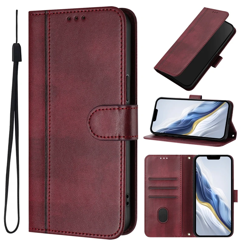 

Pop Wallet Case For Etui OnePlus Ace 5 Ultra Case Ace 5 Ultra Cover For Oneplus Nord ACE 5 Ultra PLC110 Retro Card Slots Phone C