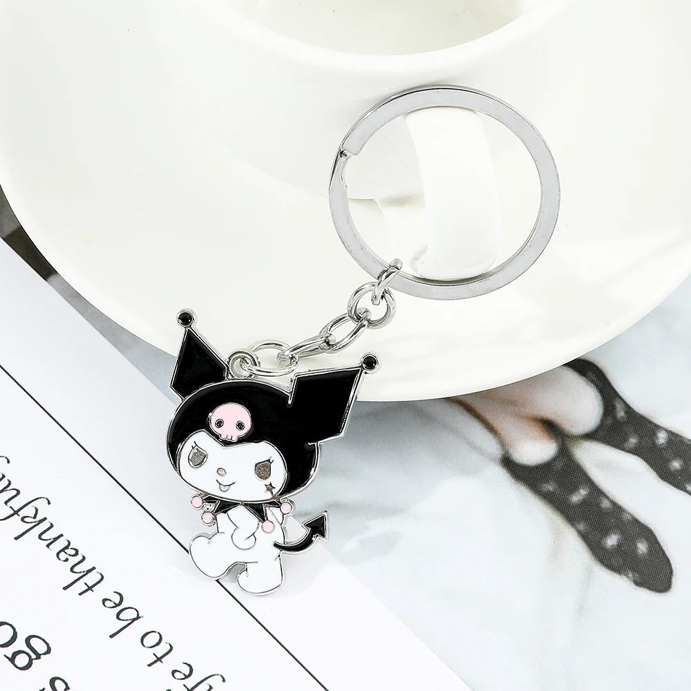 Sanrio Keychain Pendant Kawaii Kulomi Bag Accessories Key Ring Collection Toys Kids Jewelry Gifts