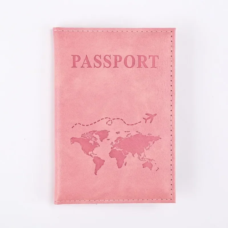 Men Women Travel Ticket Passport Protective Cover ID Card Holder Wallet Purse New Vintage PU Leather Passport Holder Case