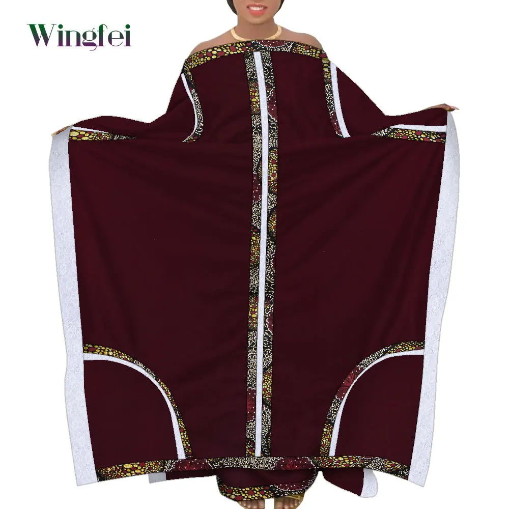 Châu Phi Váy Đầm Cho Nữ Miếng Dán Cường Lực Rời Đầm Maxi Dài Áo Dây Đầm Dashiki Nữ Trang Phục Truyền Thống Châu Phi Bộ Quần Áo Phong Cách Wy10145