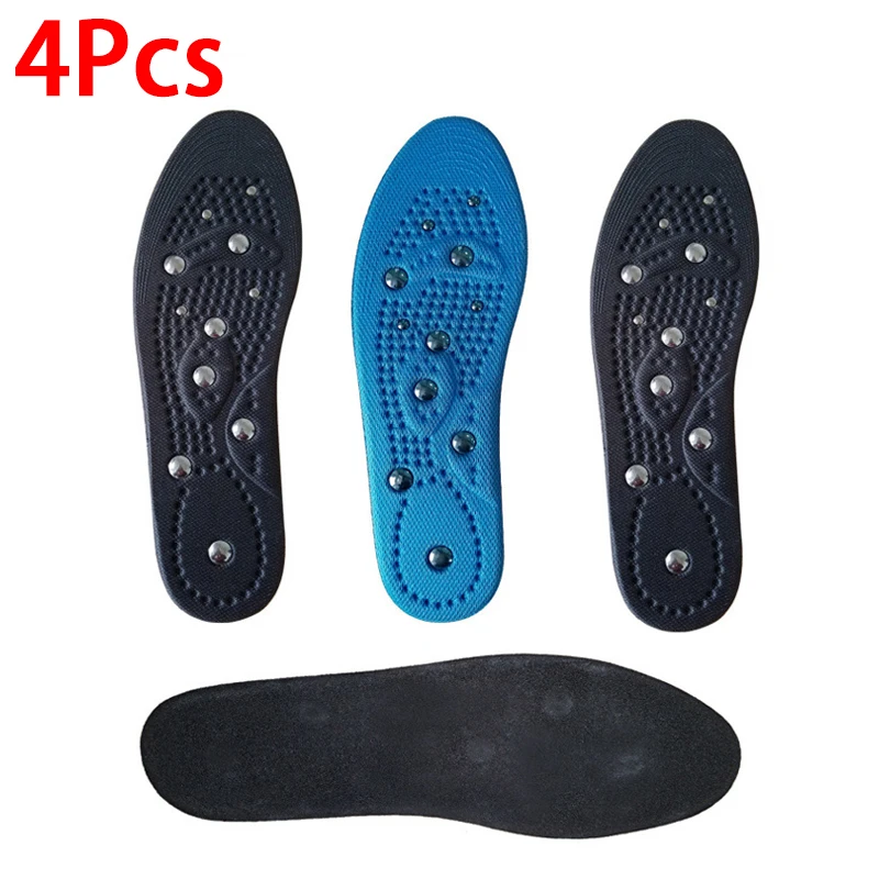 

2Pcs/4Pcs New Magnetic Therapy Massage Insoles Non-slip Comfort Insole Men Women Foot Acupressure