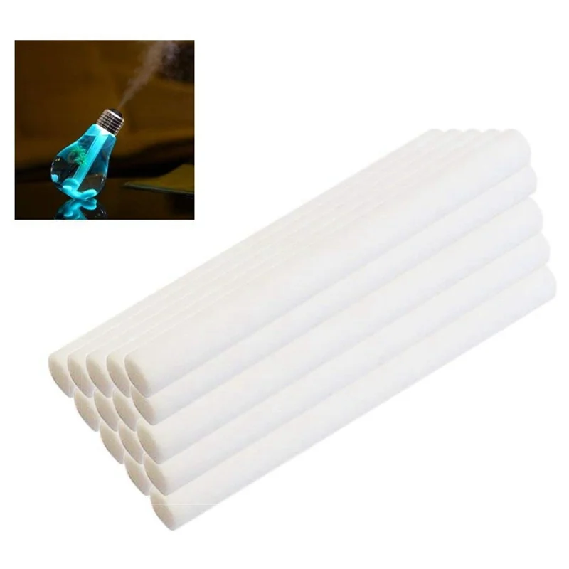 ABUD-200-Pack Car Diffuser Sponges Refill Sticks Humidifier Filter Wick Replacement, Absorbent Sponge Sticks,2.75 X 0.31 Inch