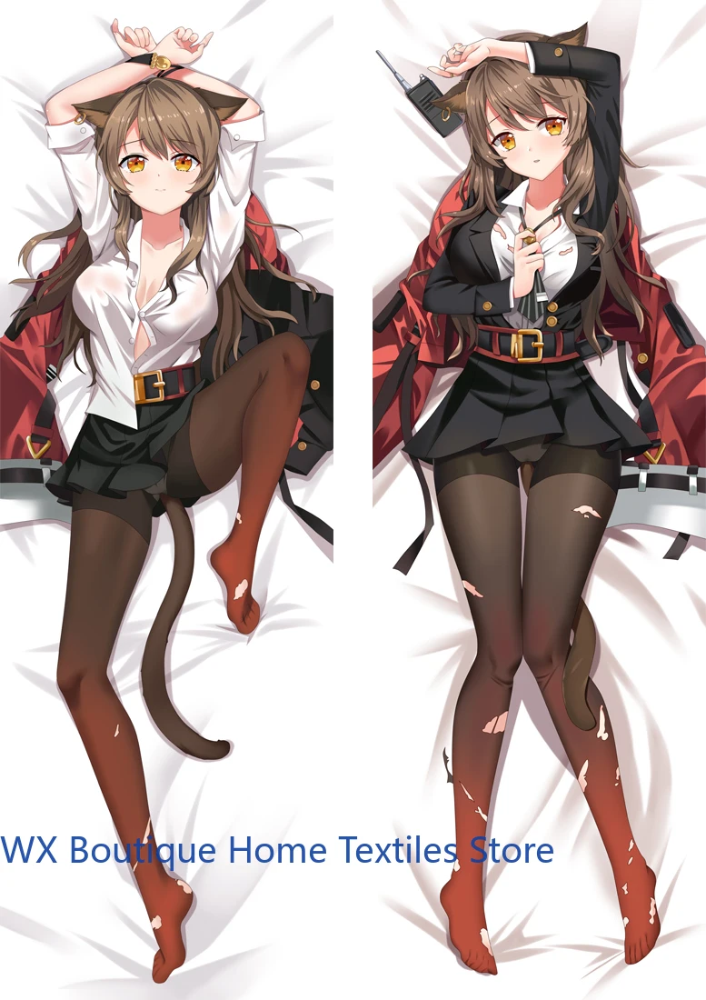 

Anime Decorating Pillow Case Arknights Texas Dakimakura 2-Side Printed Pillowcase Cushion Cover