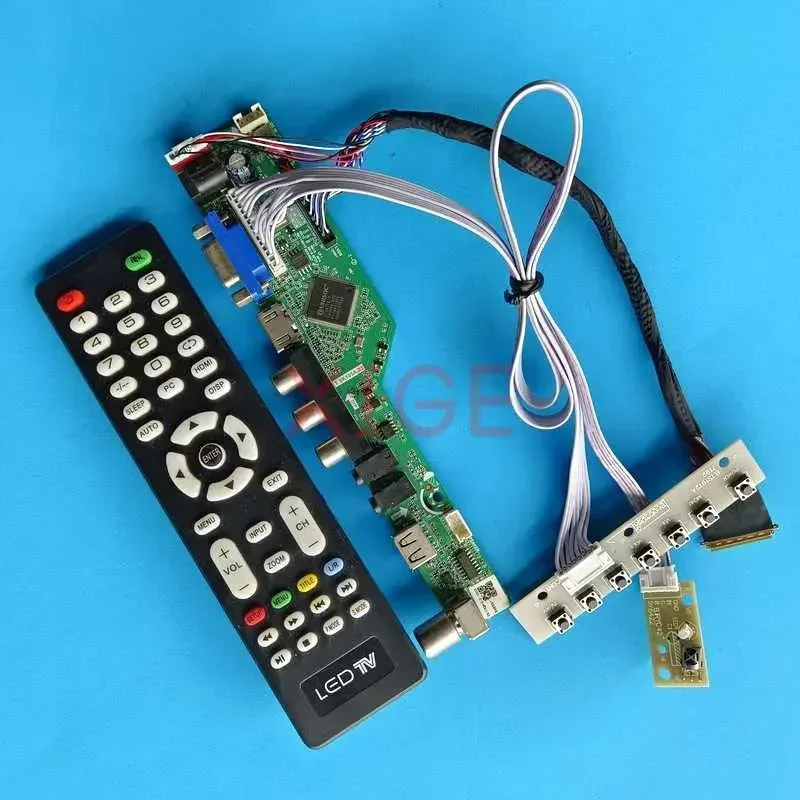 

Controller Driver Board For B156XTT01.0 B156XTT01.2 DIY Kit TV Analog 1366x768 Laptop Matrix USB+AV+VGA+HDMI LVDS 40 Pin 15.6"