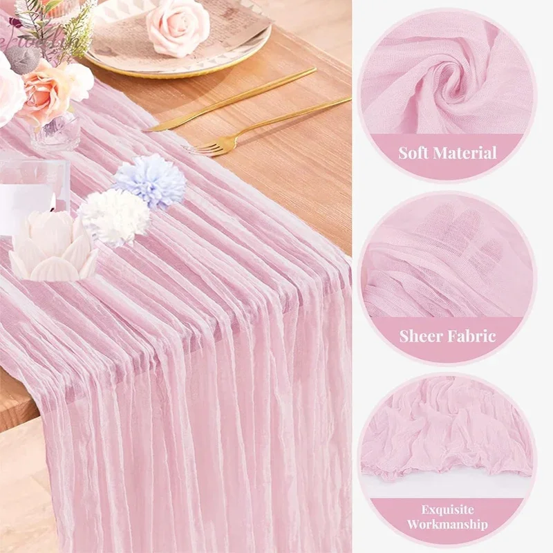 Home Decoration Gauze Table Decor Retro Wedding Arch Decoration Party Cake Decoration Vintage Desktop Decorative Gauze