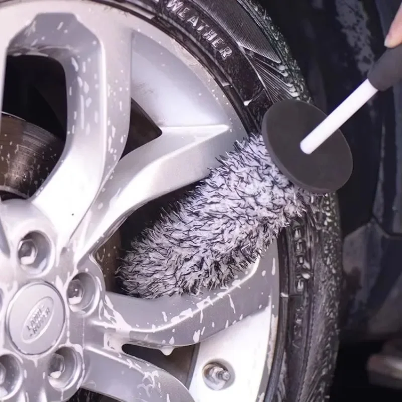 

Чистка колес автомобиля, щетка для шин, щетка для деталей автомобиля из микрофибры, инструменты для ухода и чистки обода мотоцикла без царапин
