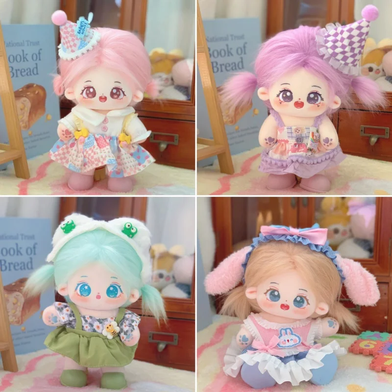 

20cm Kawaii Cotton Plush Doll Cute Zodiac Idol Stuffed Star Figure Toy for Girls Kids - DIY Birthday Christmas Gift