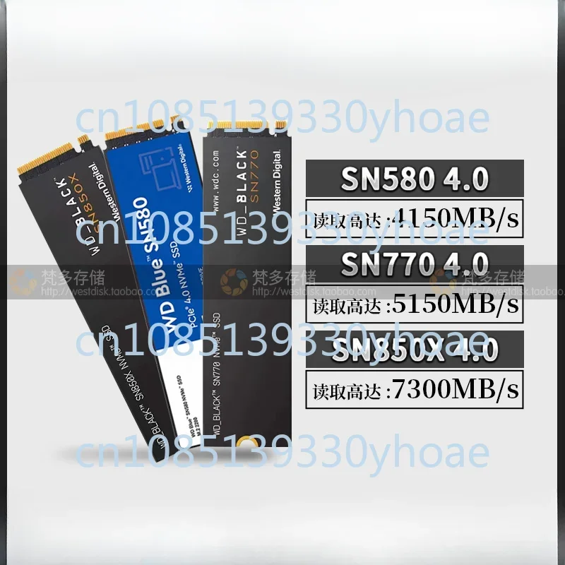 Sn570/580/770/850x1t/2T Desktop M.2 Notebook M2 Solid State 1tb Hard Disk SSD